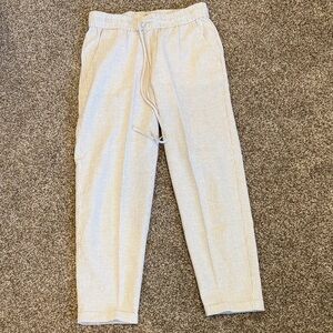 Women’s striped j crew Cream Pants 26”